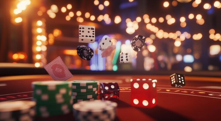 akunslot mobile app interface showing live dealer table and sportsbook menu